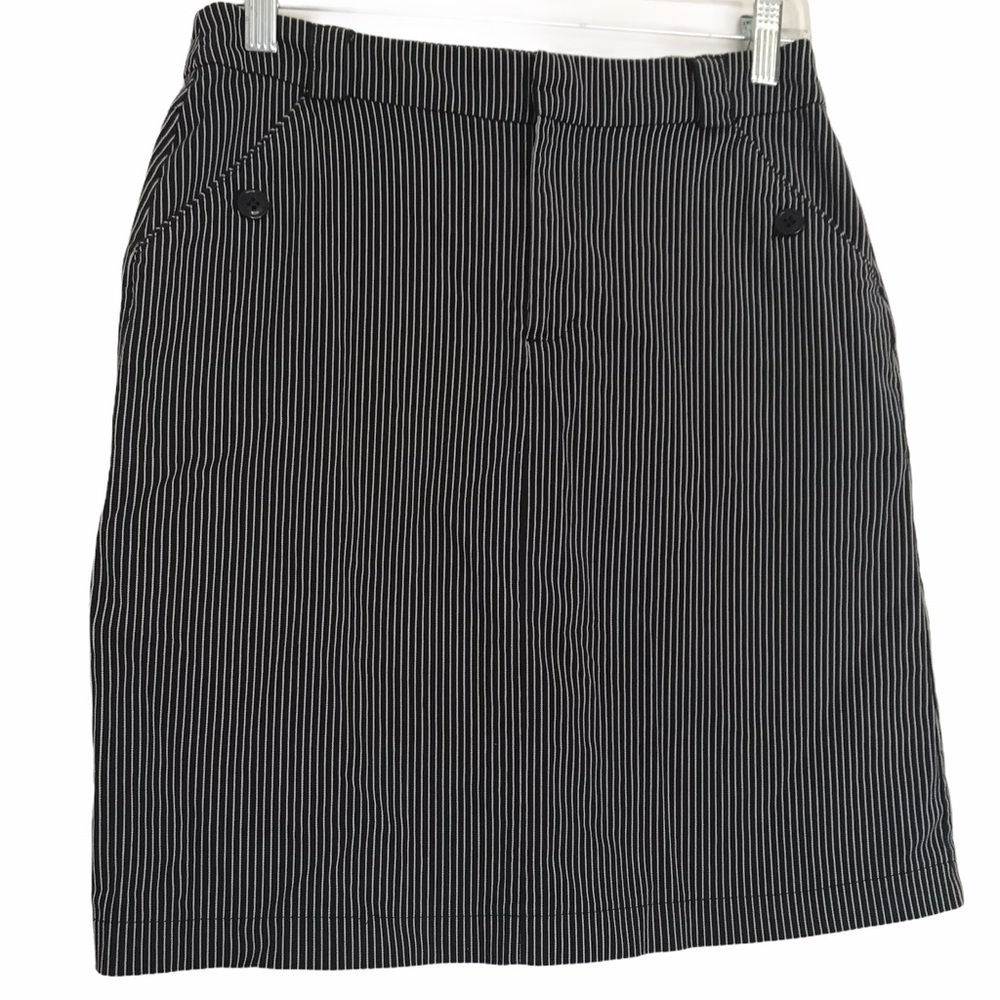 𝅺RICKI’S Black and white striped pencil skirt 6
